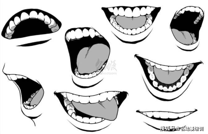 人物五官绘画技巧教程嘴巴