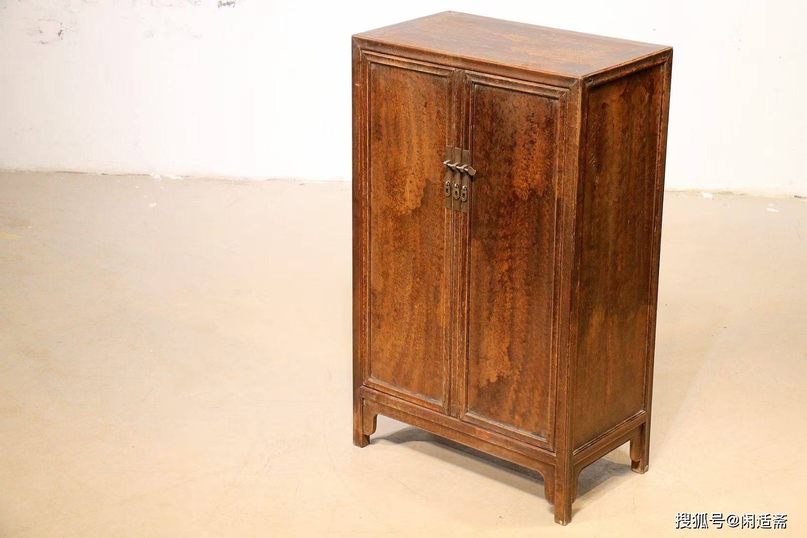 文雅简练,楠木,一封书式方角柜_家具