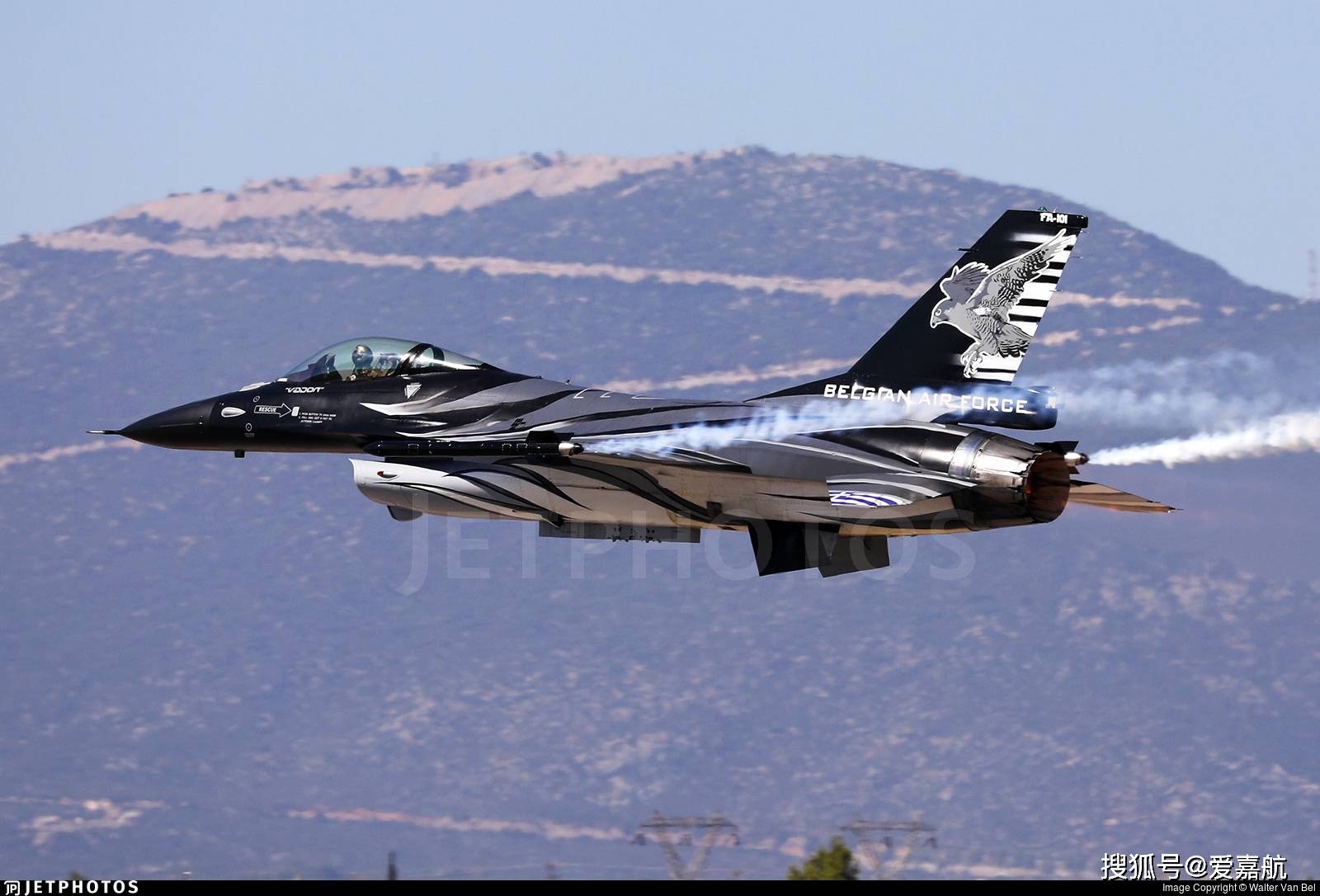 皇家空军f:16am战斗猎鹰国际战斗机