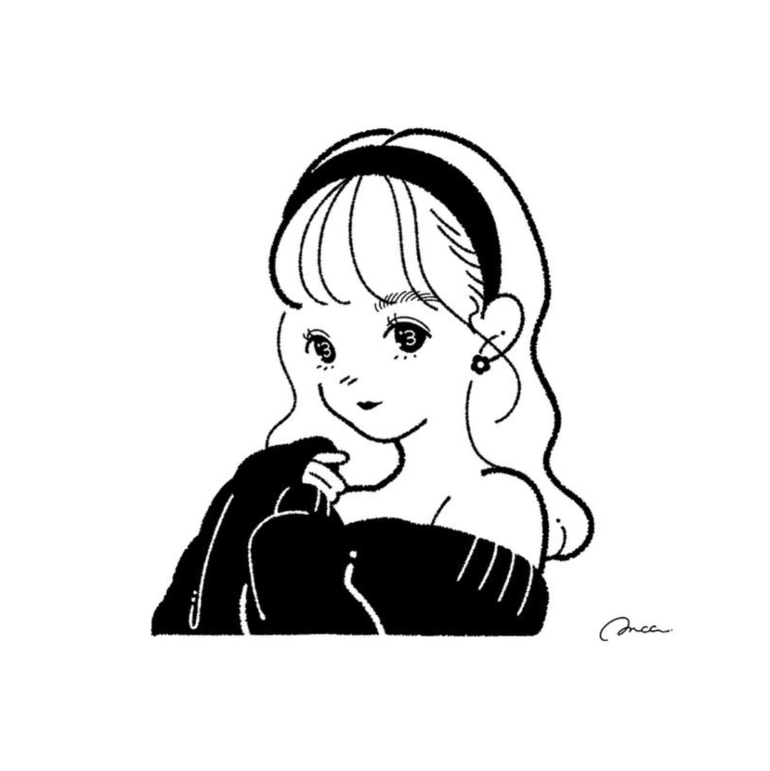 卡通 简约风格的头像|简单干净头像小清新头像|卡通可爱简单小头像|简易可爱的头像