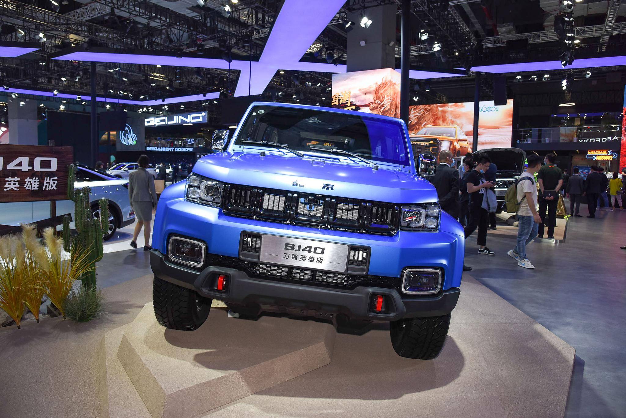 硬核越野车体验bj40刀锋英雄版20t柴油机8at变速箱