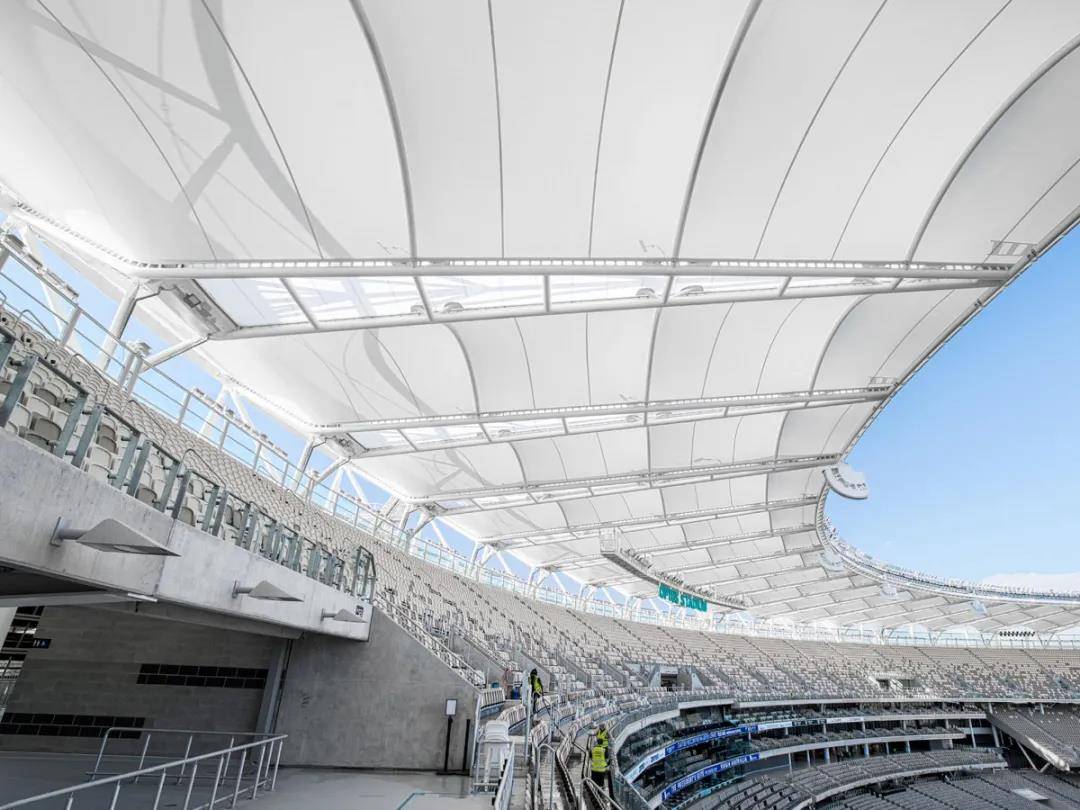 ptfe膜结构丨珀斯optus体育场