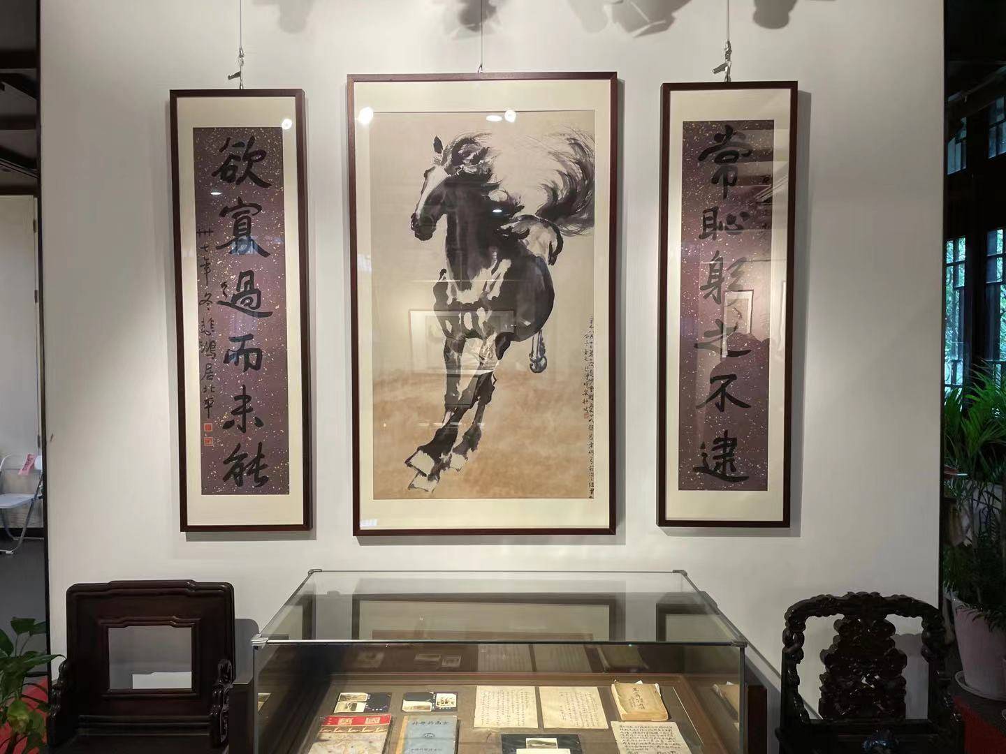 进行了|“鸿程百年”为梦想绽放 徐悲鸿书画作品全国巡展?南京站开启