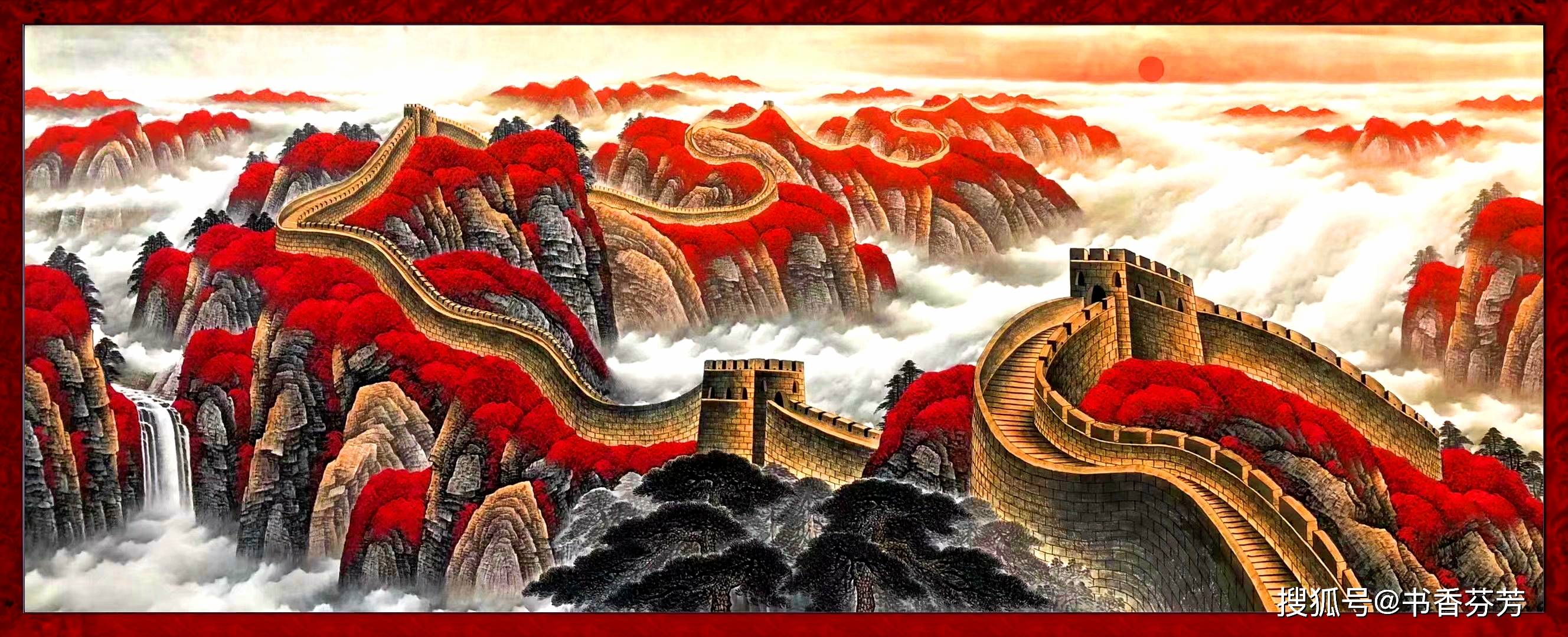 画家王凤丽向伟大的祖国国庆节献礼
