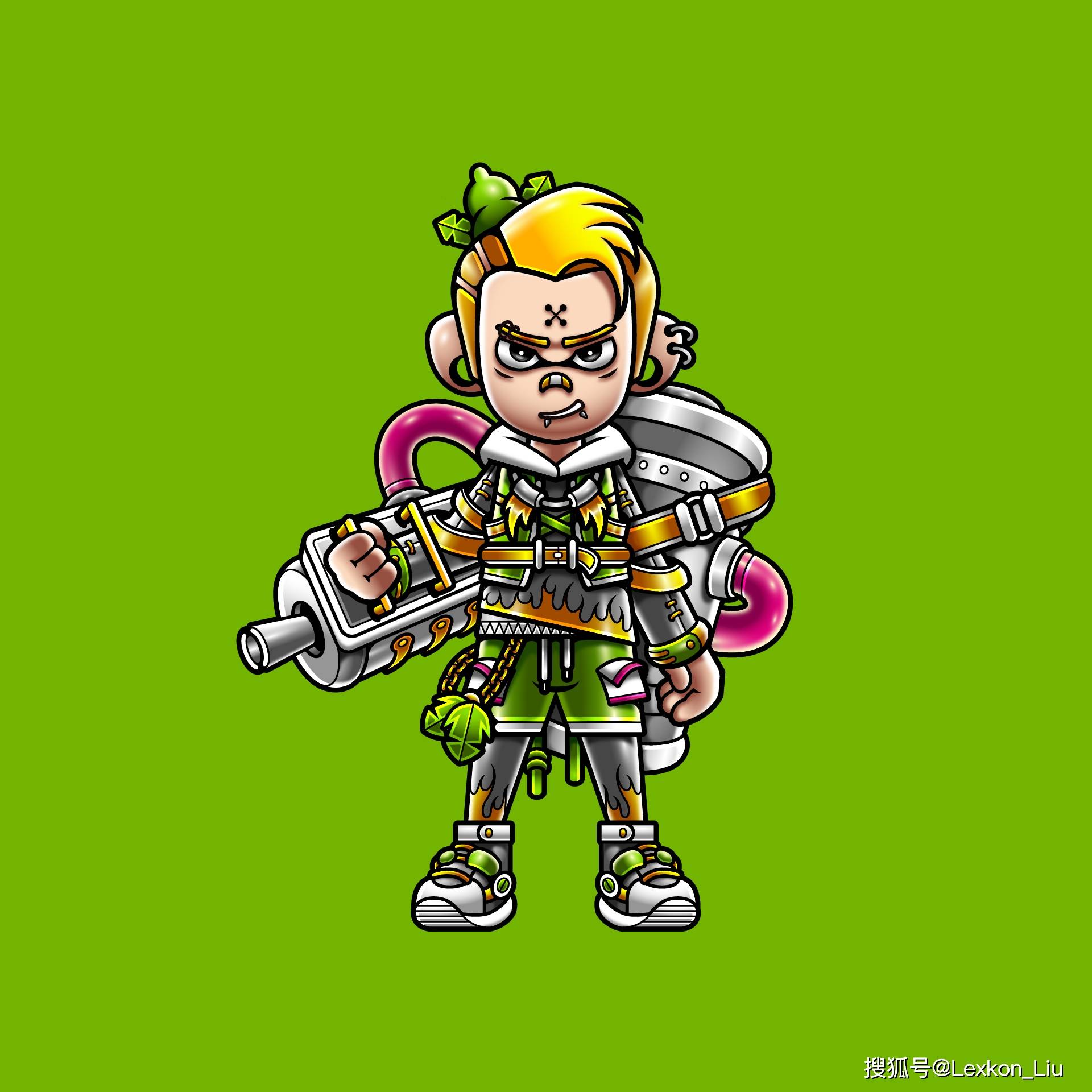 1/ 12 lexkon_liu | 葫芦娃 | 插画 | 设计 | 图形创意 | 潮流 | 卡通