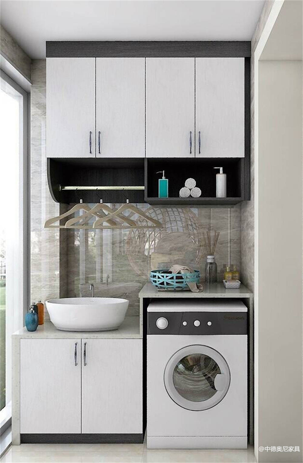 洗衣机柜设计案例分享-4