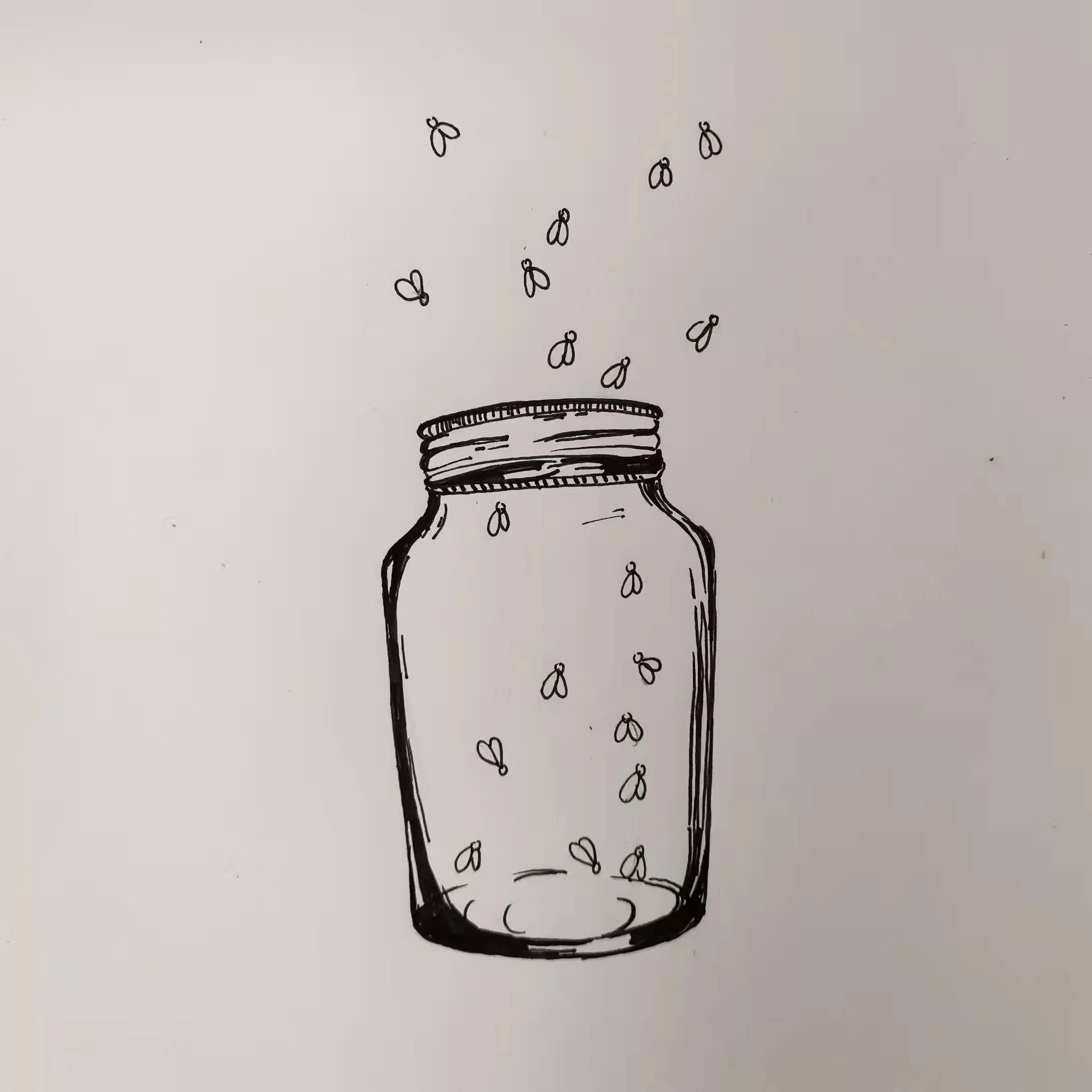 星光戳戳一分钟·教你画一罐萤火虫