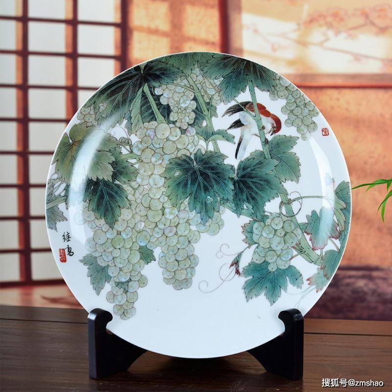 欣赏瓷盘画续