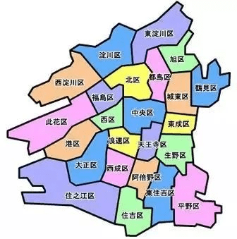 大阪地理位置图片