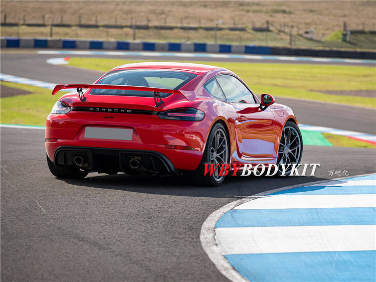 保时捷718boxster改装gt4包围718cayman改装gt4前杠尾翼后杠后唇_搜狐