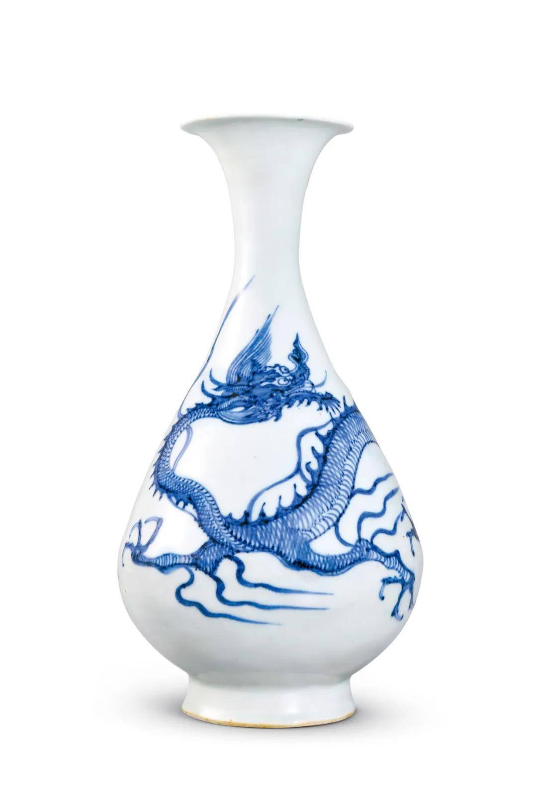 青花之王元青花龙纹玉壶春瓶亮相第21届全国文物艺术品博览会