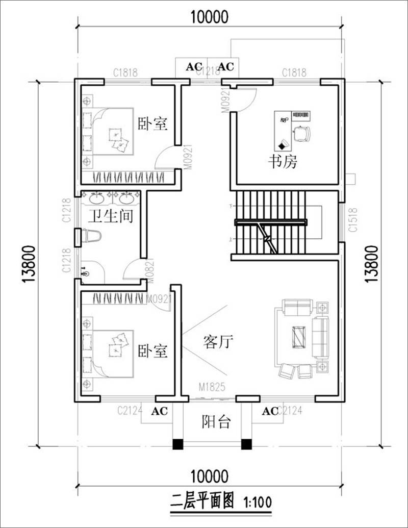 南充杨先生三层别墅设计图纸南充乡村小别墅设计图