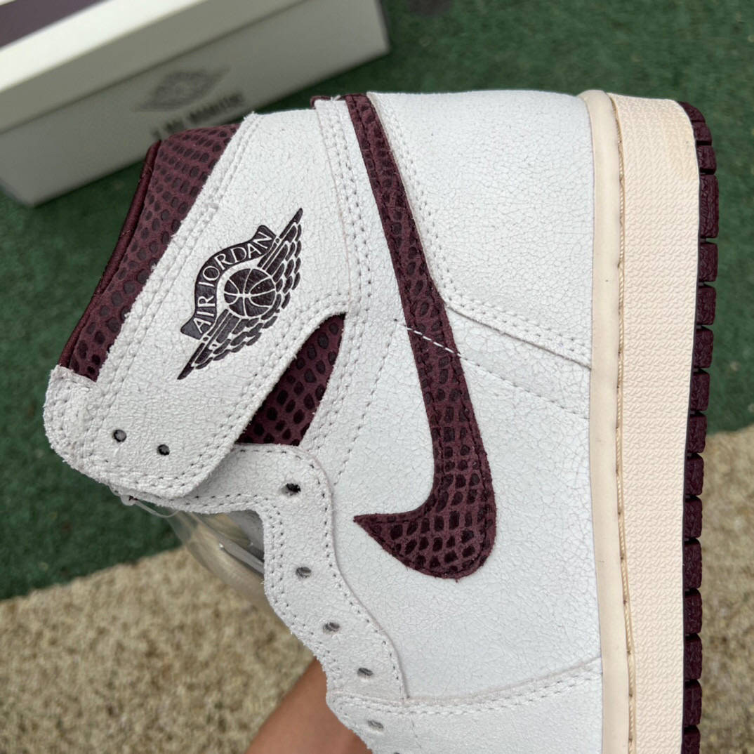 测评盘点 乔丹 Air Jordan 1 High OG x A Ma Maniere 白酒红联名运动鞋