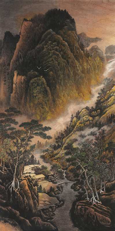 画家蔡云飞经典山水作品精选