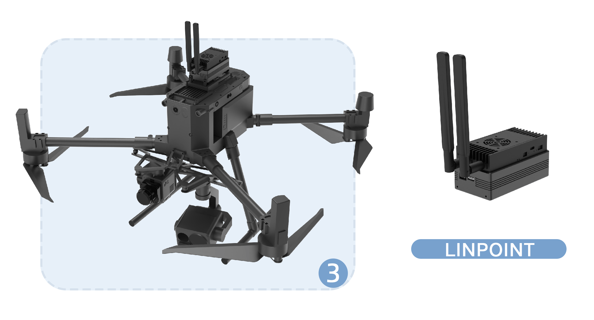 极臻无人机星链网络中继系统