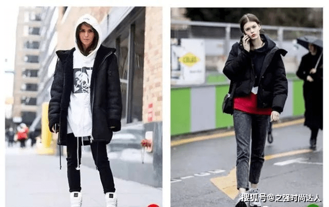 卫衣 选择一件白色的T恤作为内搭配上一件黑白格子的背心连衣裙