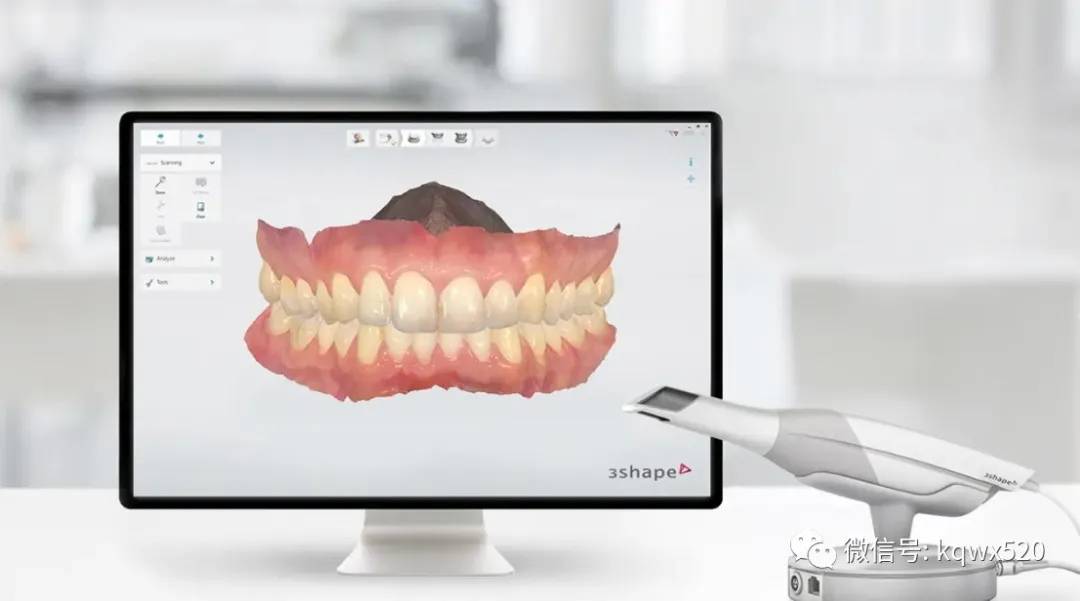3shape口内扫描仪维修完成