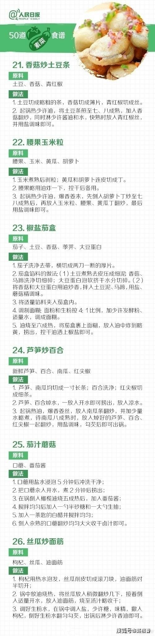 体重|【50道素菜食谱解腻又甩肉】每天大鱼大肉，是不是有些腻了？且不利于身体健康