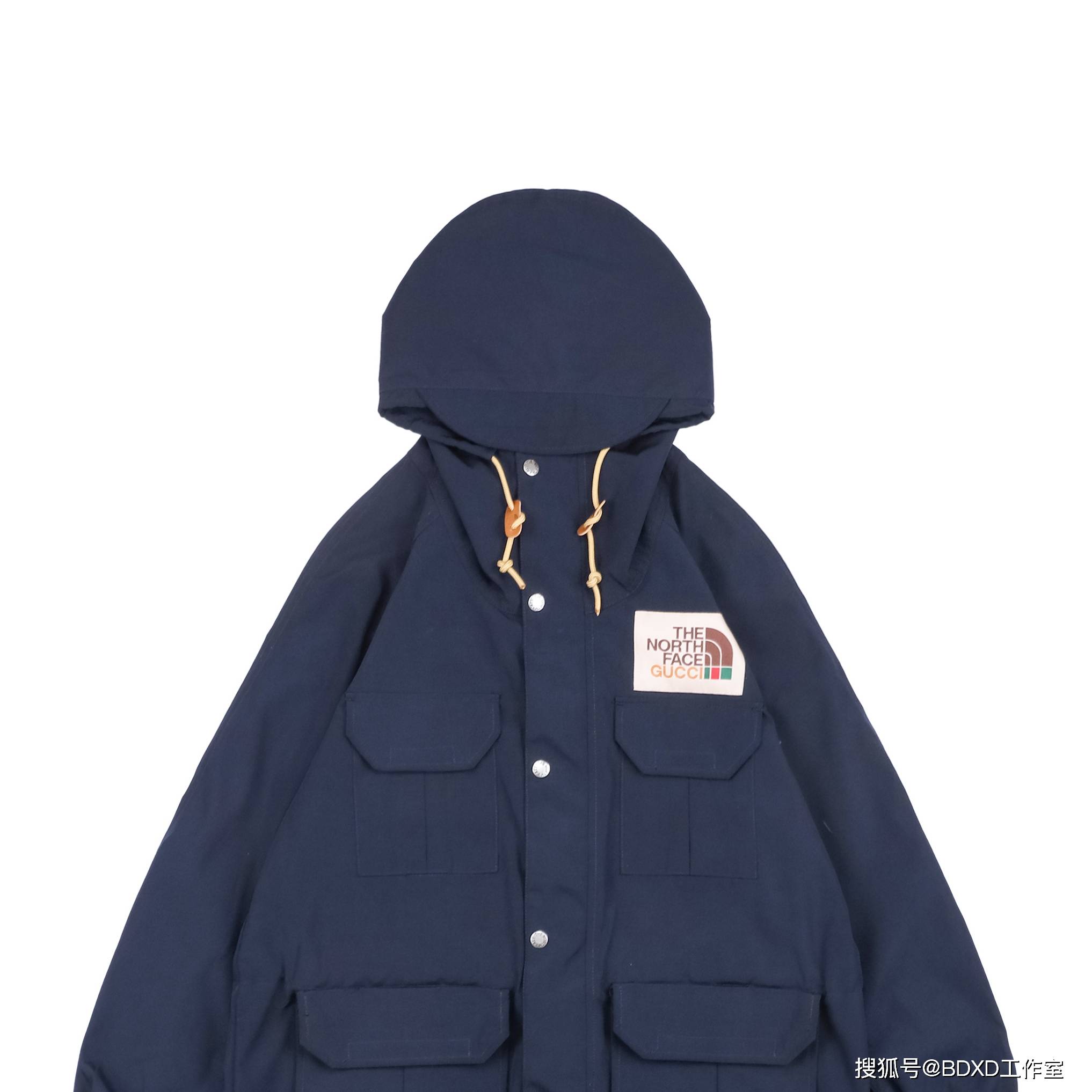 Gucci Gucci ＆ TNF 21Fw 联名贴花徽标冲锋衣