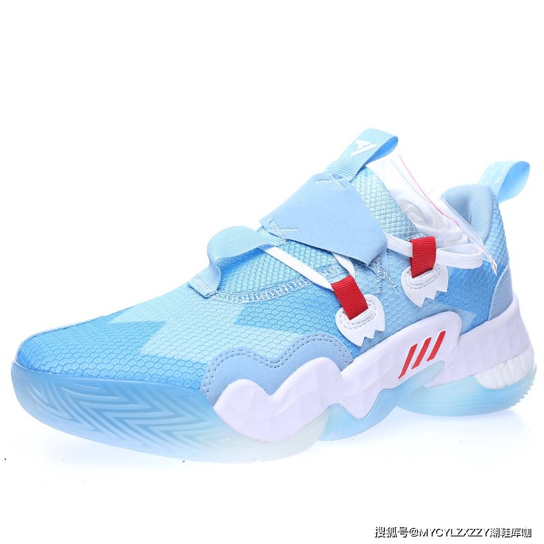 文化 Adidas Trae Young 1&quot;Cotton Candy&quot;特雷·杨1代低帮运动篮球鞋 H689