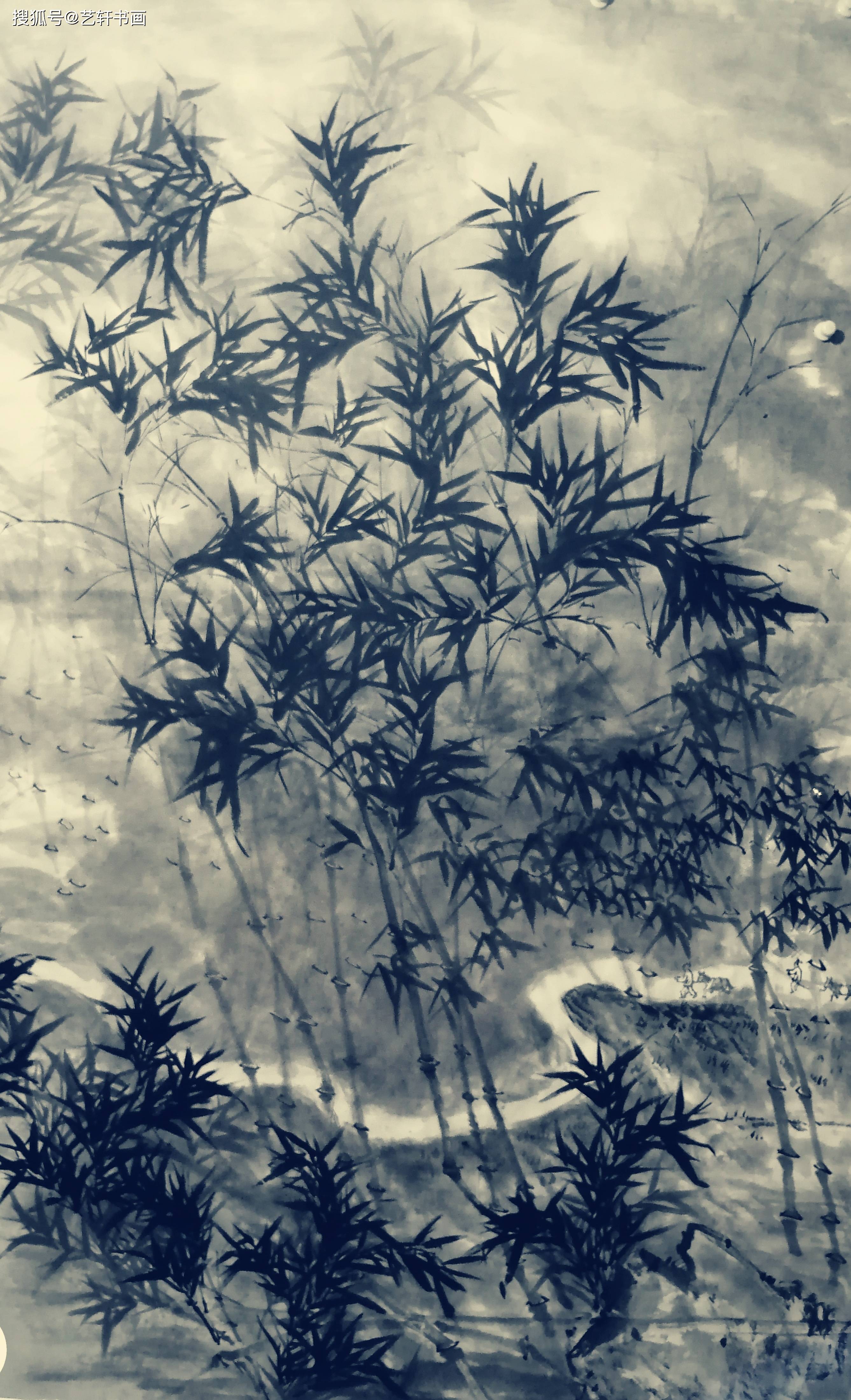 当代美术家官网推荐墨竹画家当代雪竹第一人当代最具有收藏艺术家王祝