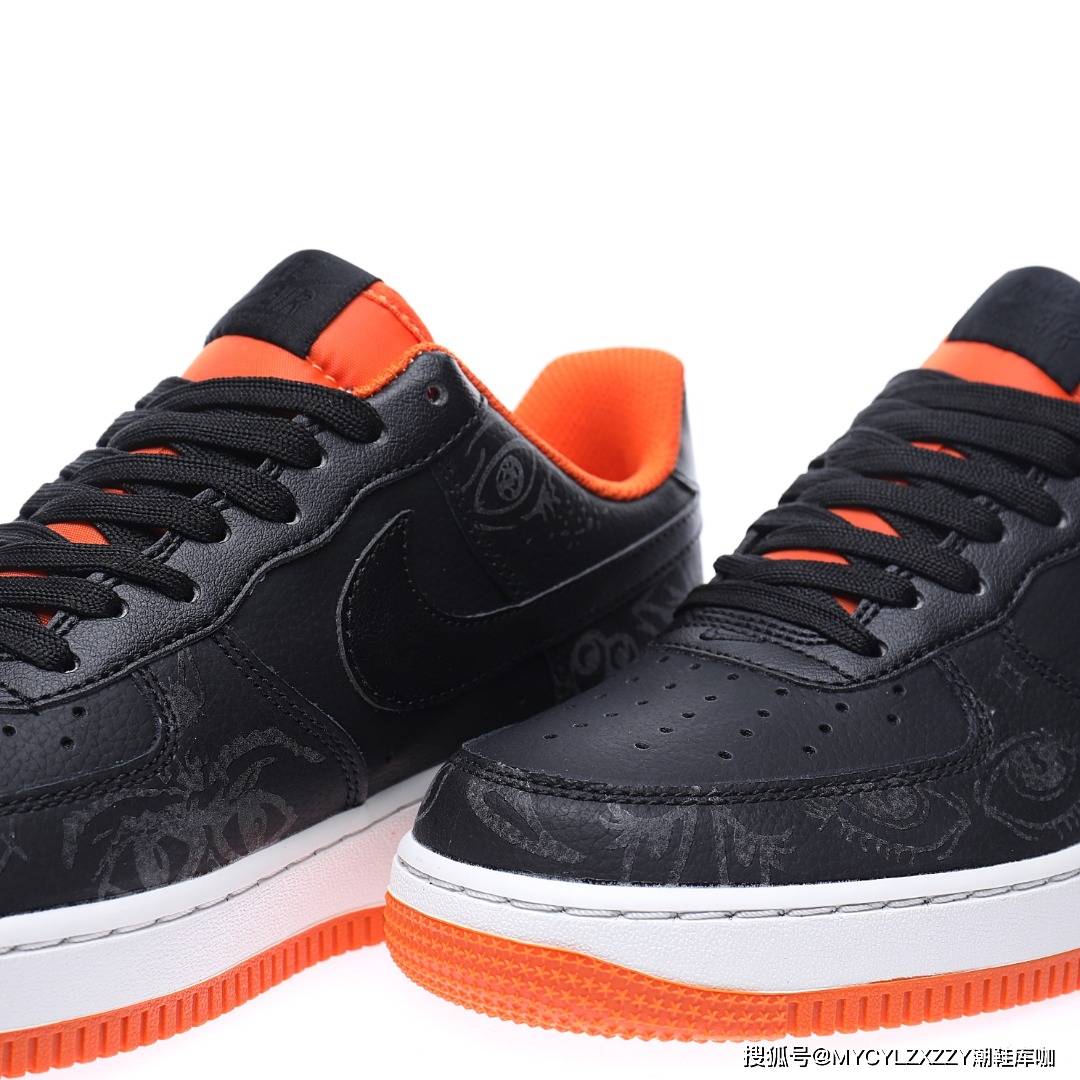 图标 2021恶作剧之夜万圣节耐克Nike Air Force 1 '07 空军一号运动板鞋 DC8891-001