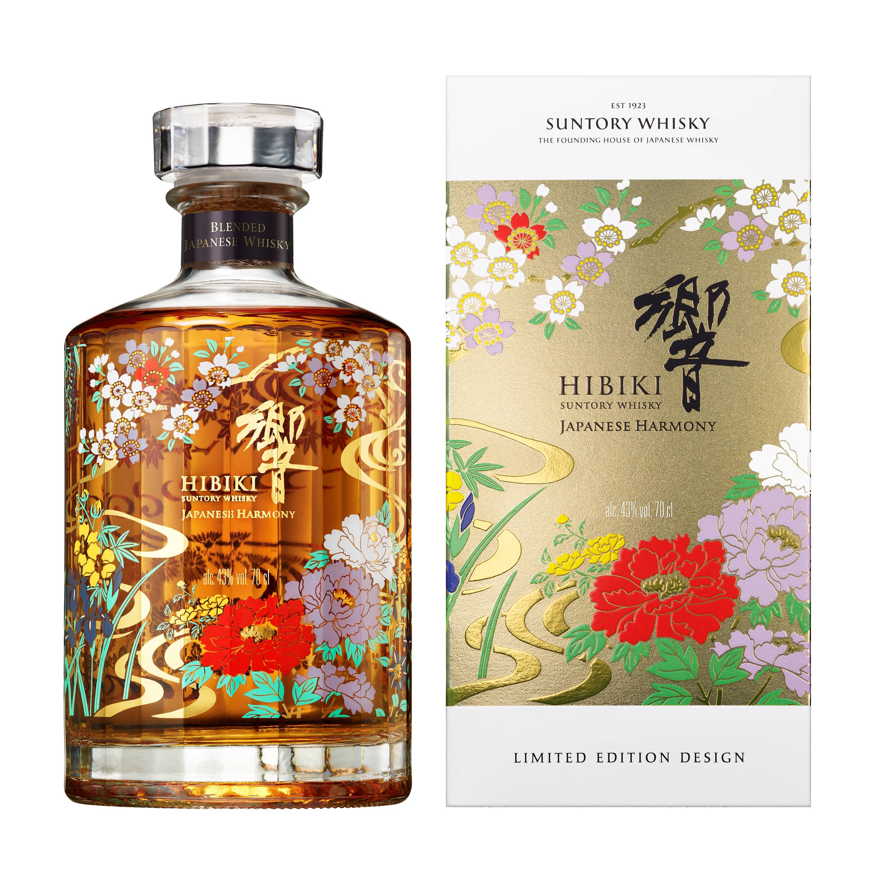 三得利日本威士忌世家正式发布，響流水百花限定版调配型日本威士忌