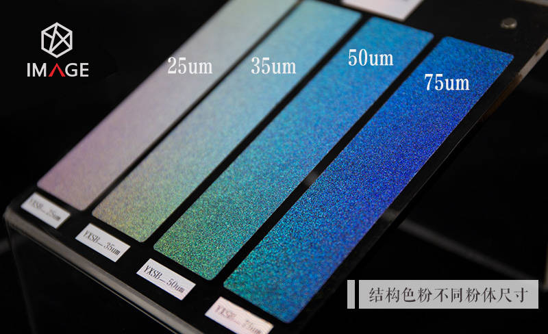 结构色粉（浆）与传统镭射粉，金葱粉有哪些区别？