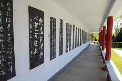 密山市北大荒书法艺术长廊(图联)_承强_霞浦_红日