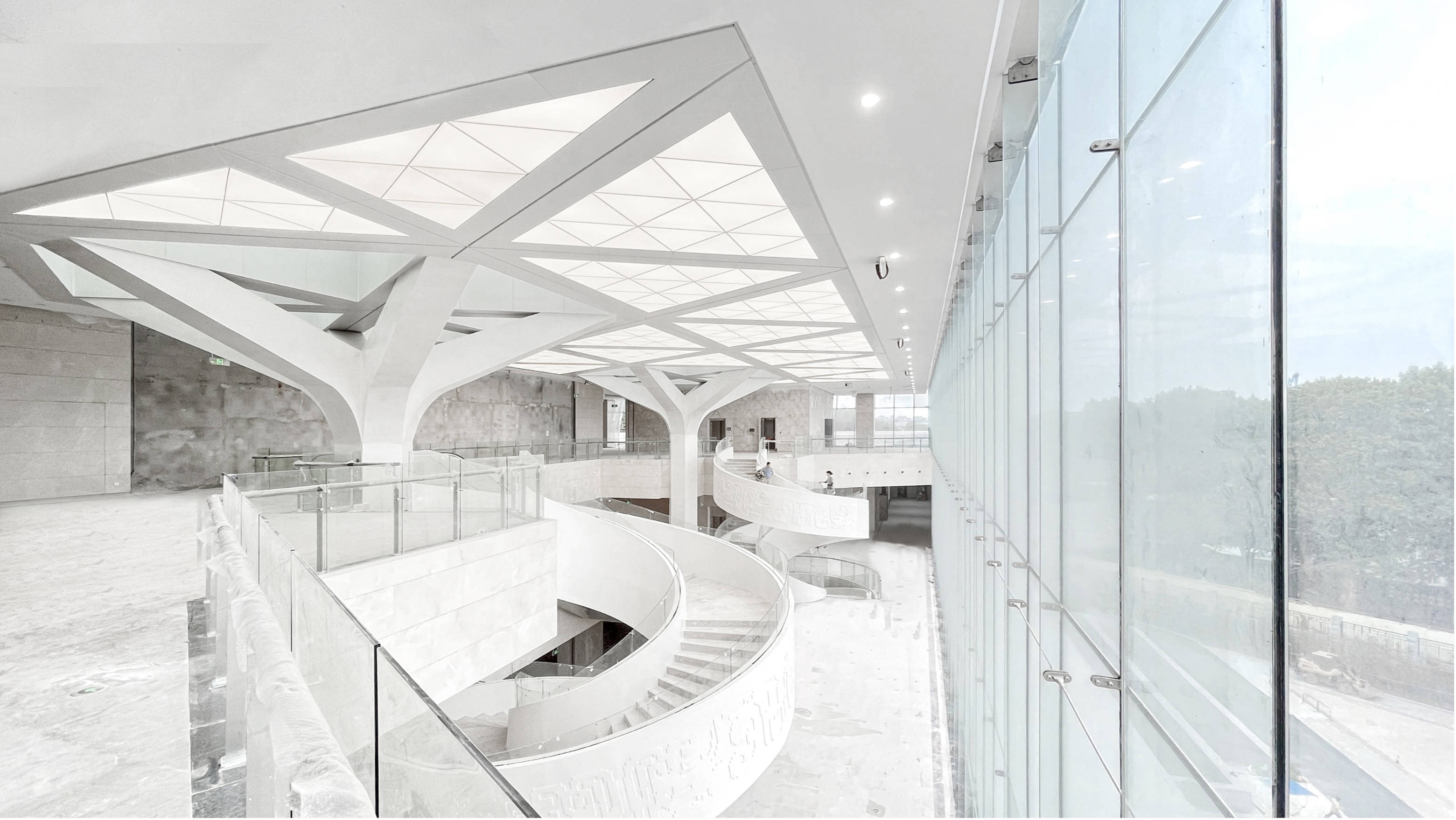 冬日去哪儿|湖北省博物馆三期开馆啦!_老馆_新馆_中庭