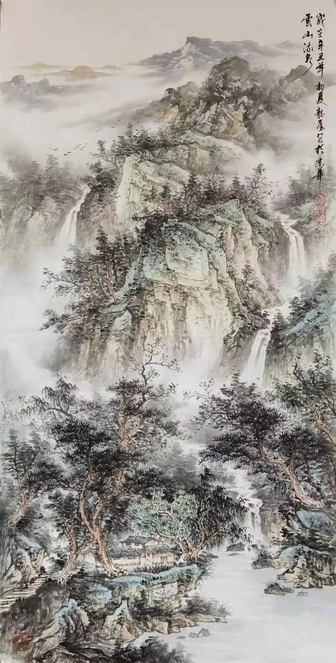 国家博物馆收藏千里冰封万里雪飘王龙飞黑龙江