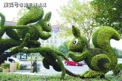绿雕定制:江苏新主题城市绿雕设计为什么如此受欢迎?