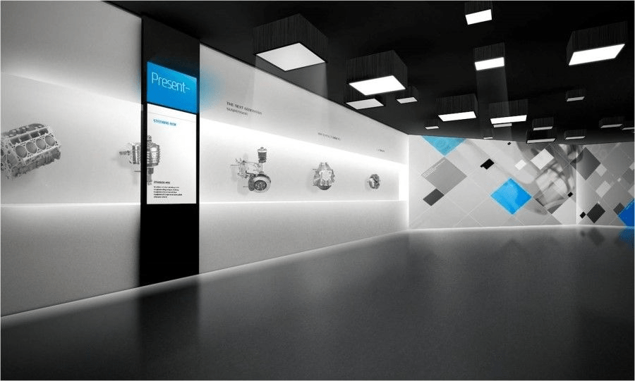 互动多媒体展厅之滑轨电视