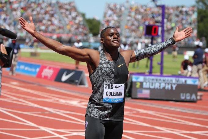 对决2021百米最快飞人科尔曼禁赛结束迎复出首秀