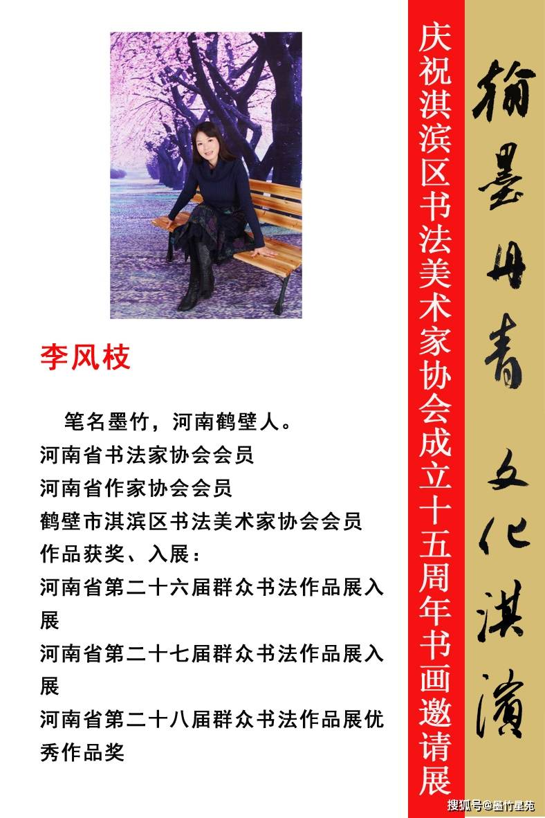 淇滨区|庆祝淇滨区书法美术家协会成立十五周年书画邀请展（书法作品）刊发