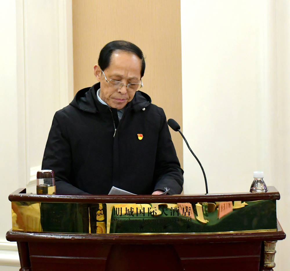 协会会长,湖南省茶业集团董事长周重旺,长沙市供销合作总社副主任郭驰