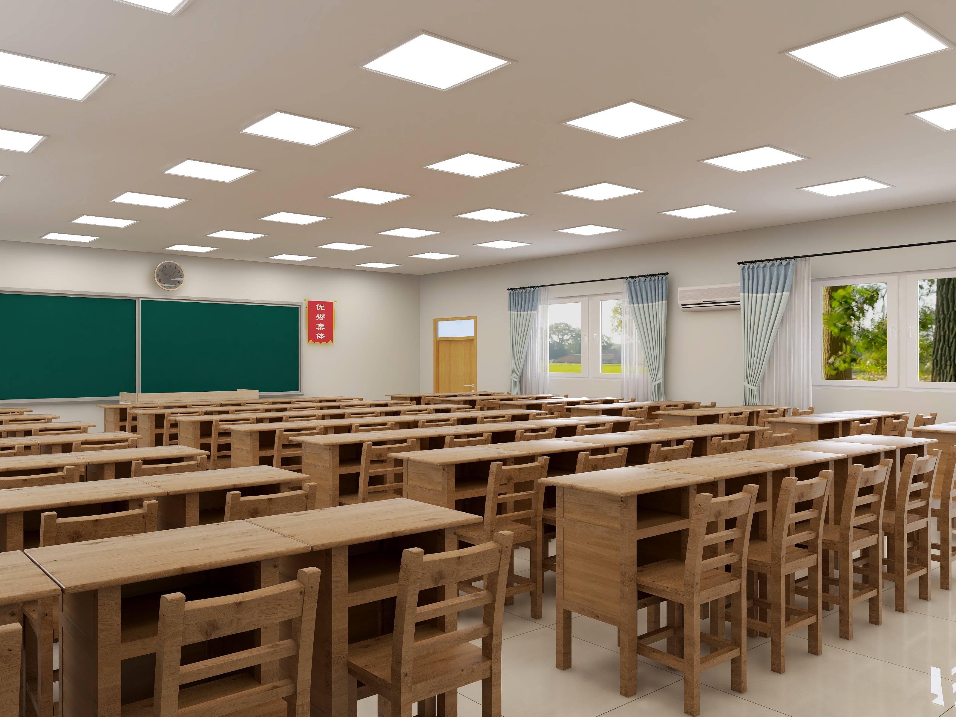 现在很多教室中都有这样一种情况,就是学生课桌椅虽然会有不同的颜色