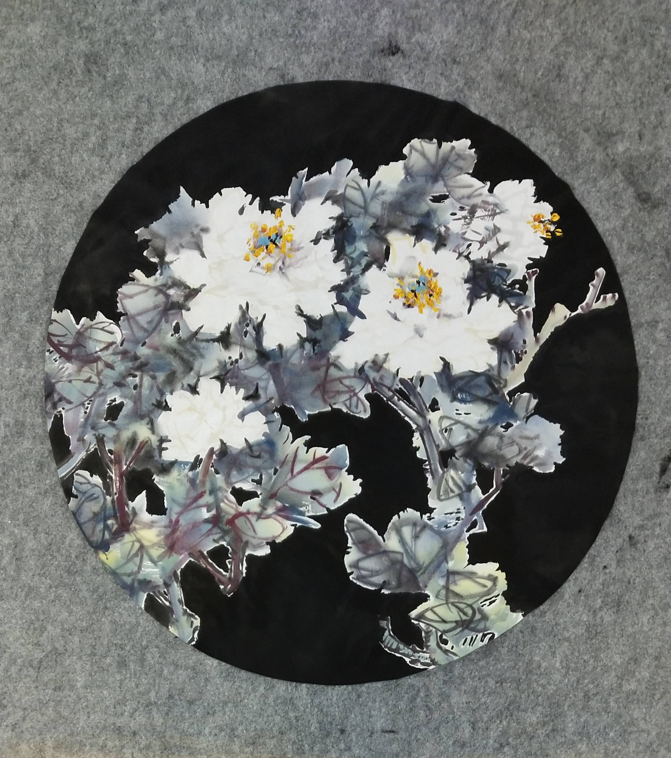 系列|2022刘洪波贺新年牡丹系列作品欣赏