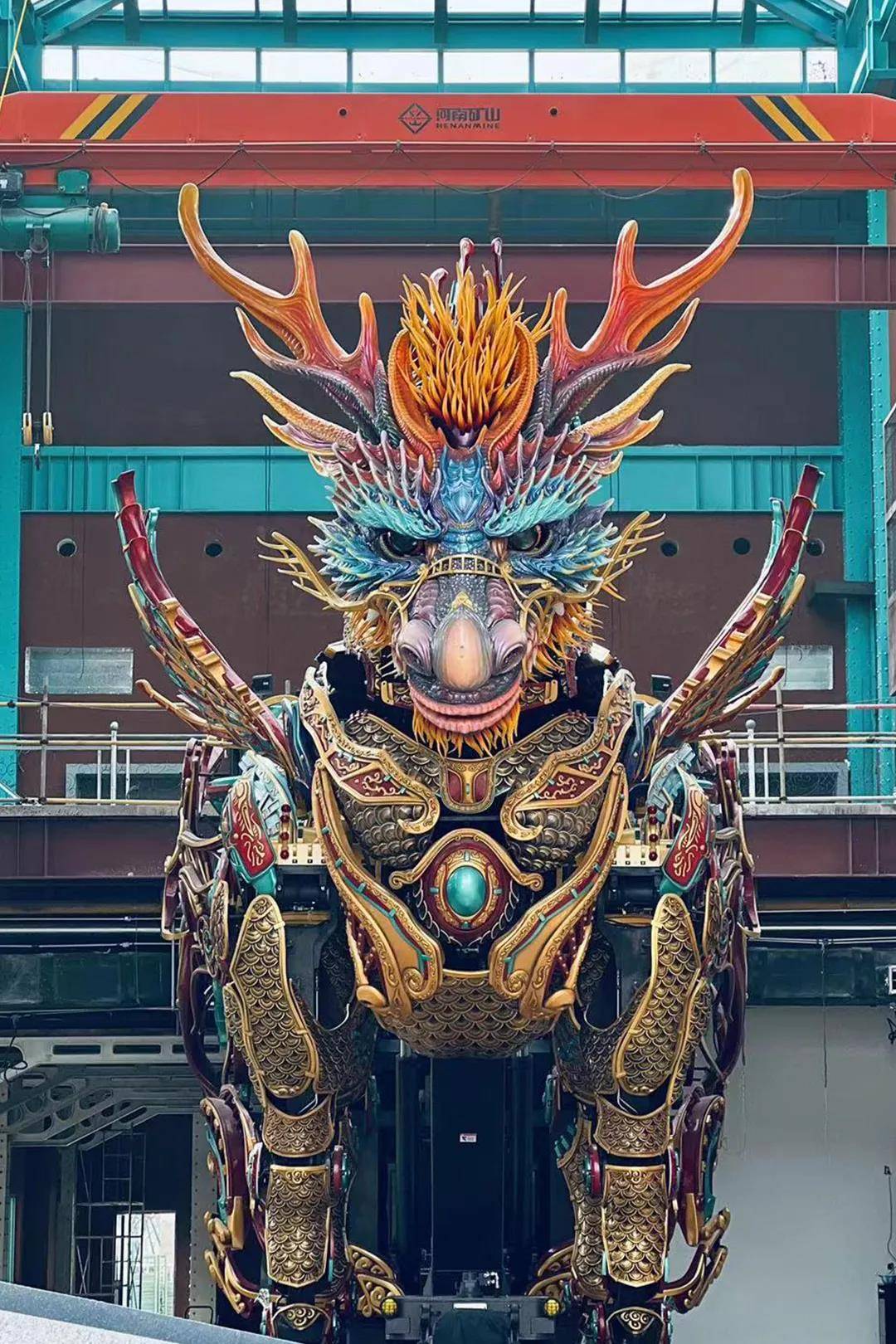 文旅融合焕新机侠义襄阳神武麒麟奇幻谷机械巨兽引热议丨博涛文化