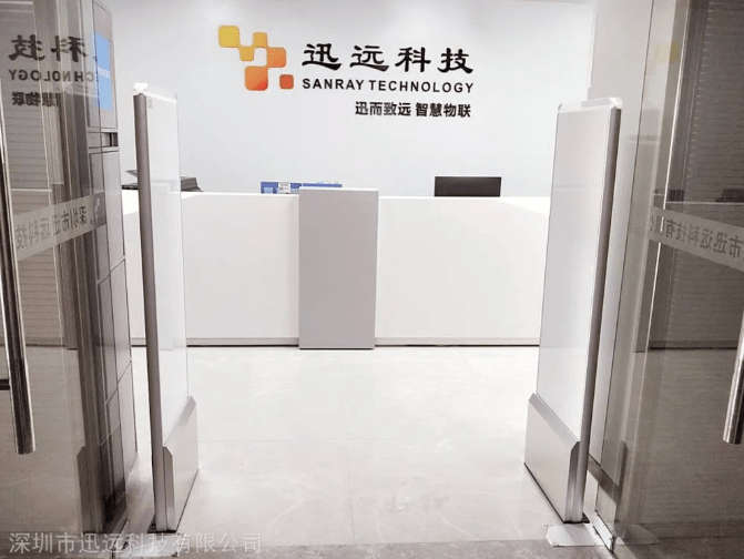 rfid超高频开放式无障碍快速门禁通道系统迅远科技物联网门禁系统