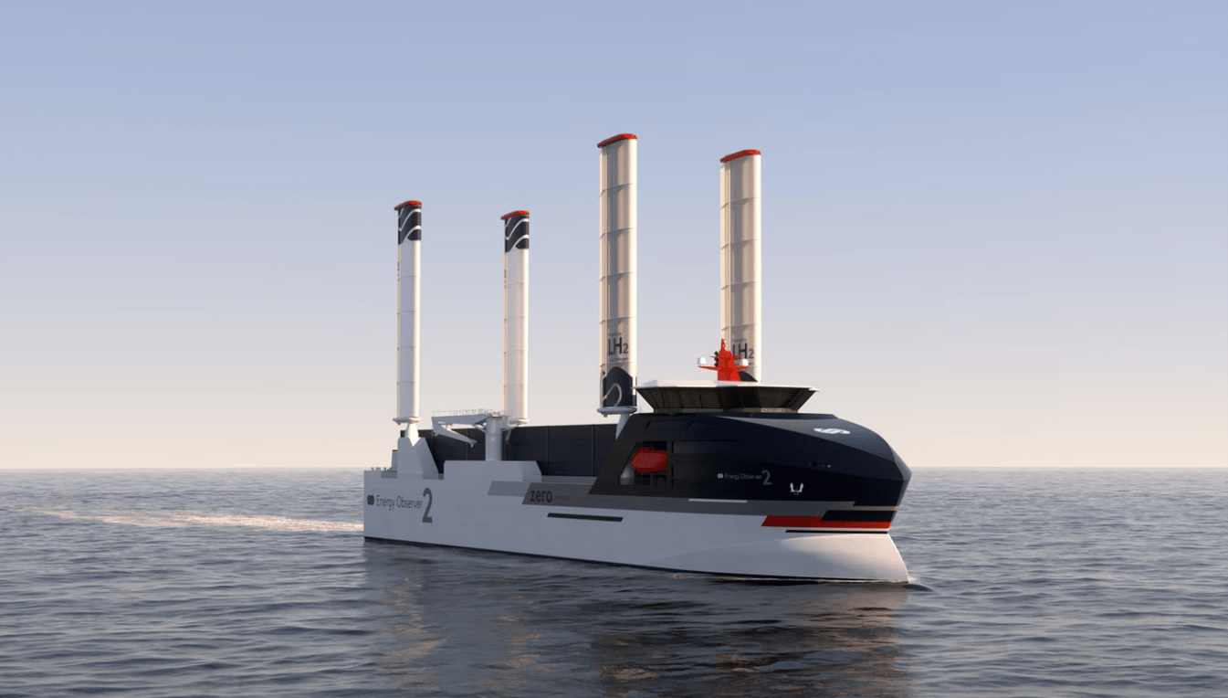 风帆 氢燃料!零排放多用途货船设计推出