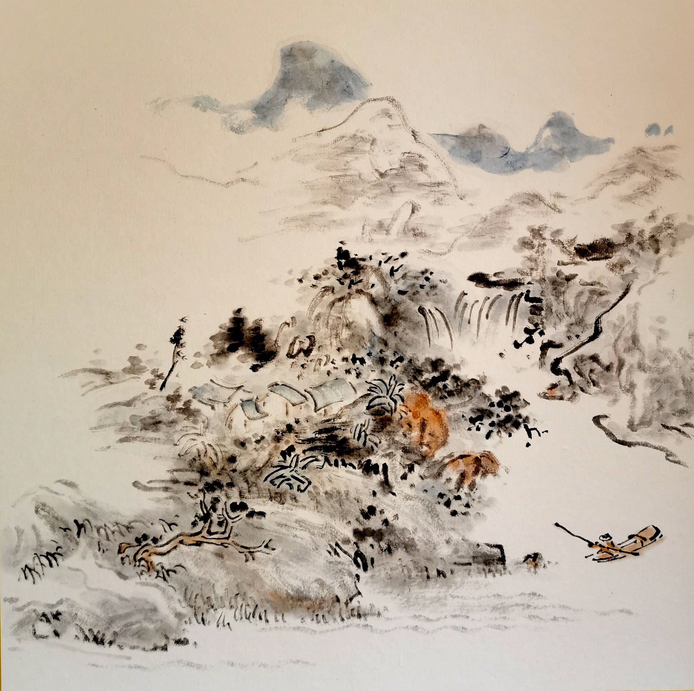 山水画|中国画 | 安为年山水画作品赏析