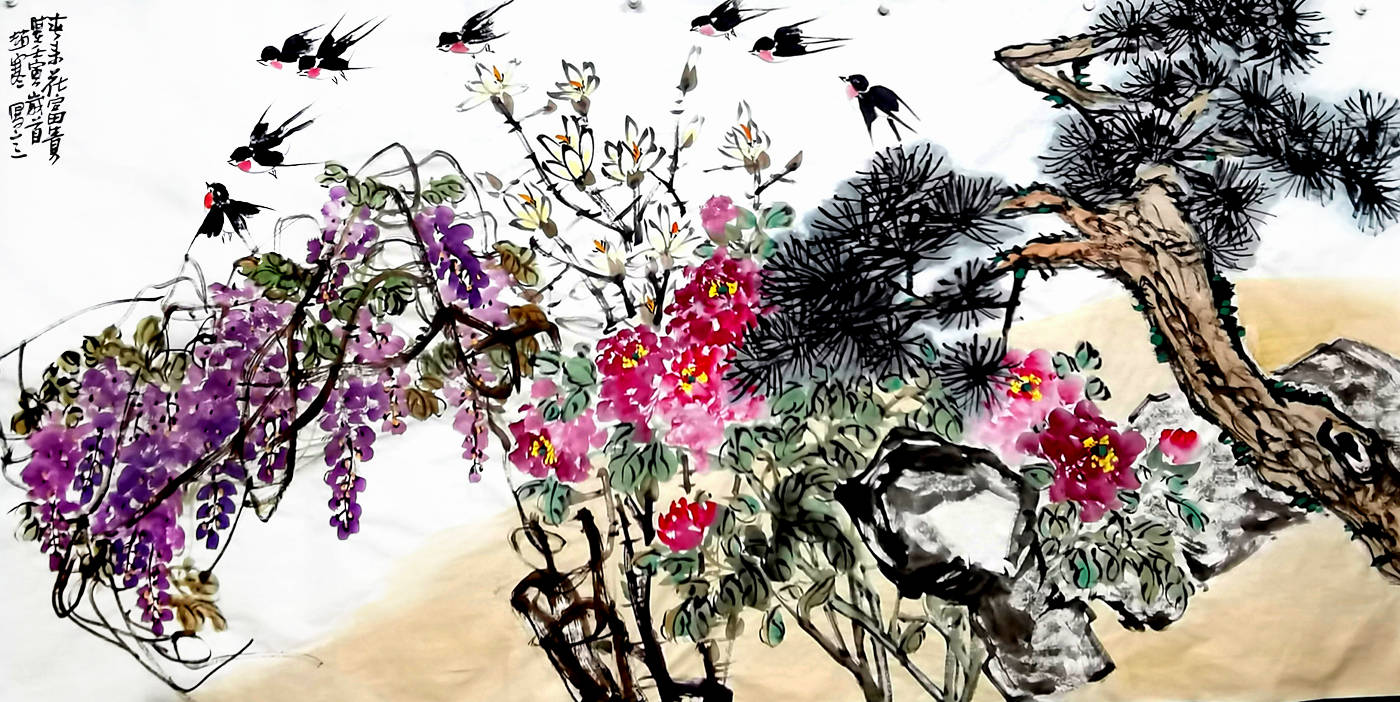 民族|与花同乐——云南民族画院青年画院院长·赵寒