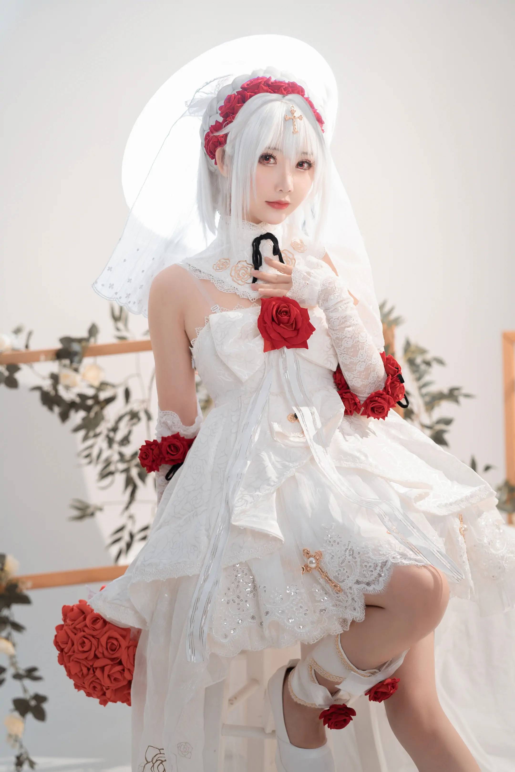 cos:崩坏3德丽莎婚纱