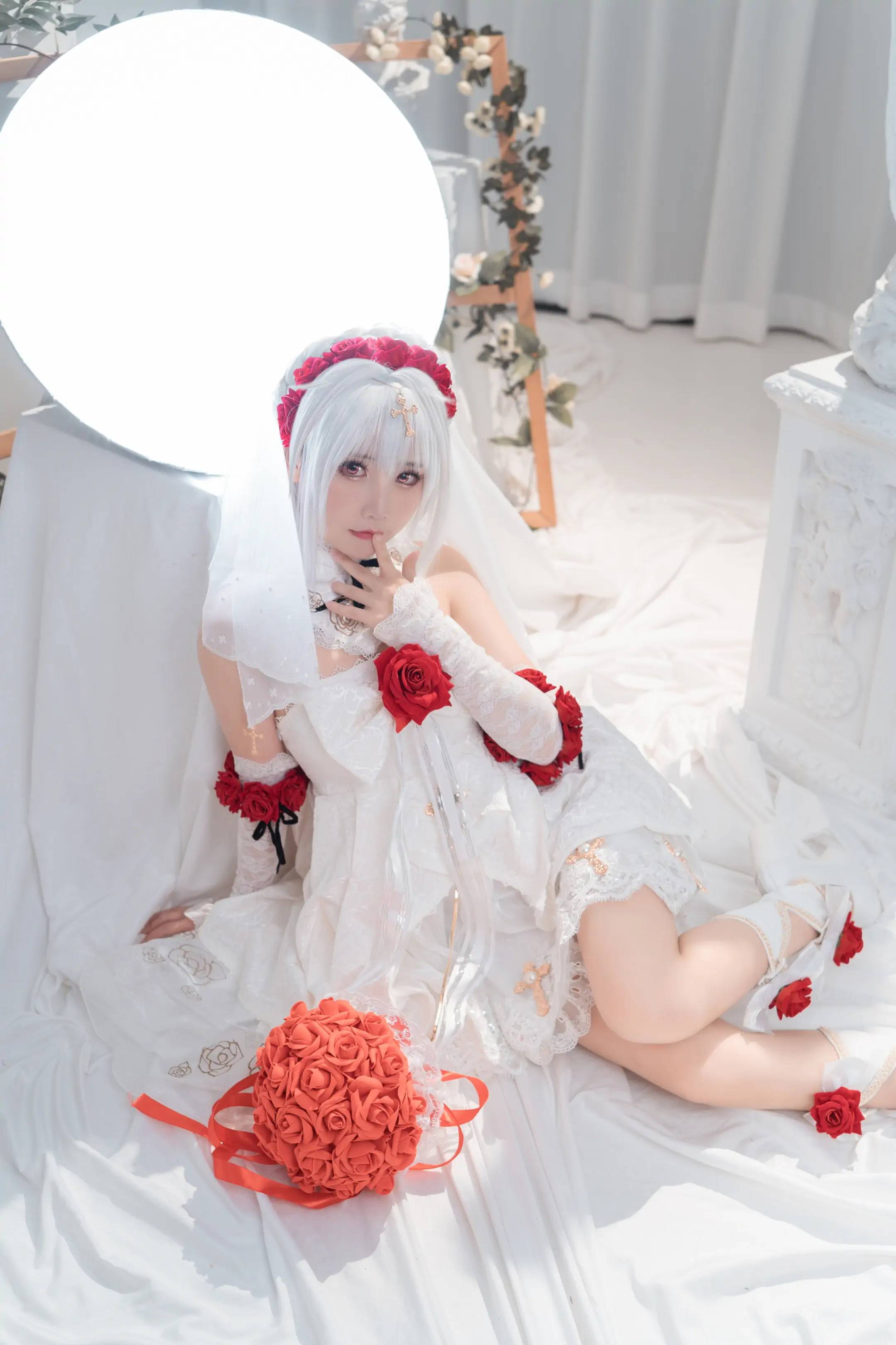 cos:崩坏3德丽莎婚纱