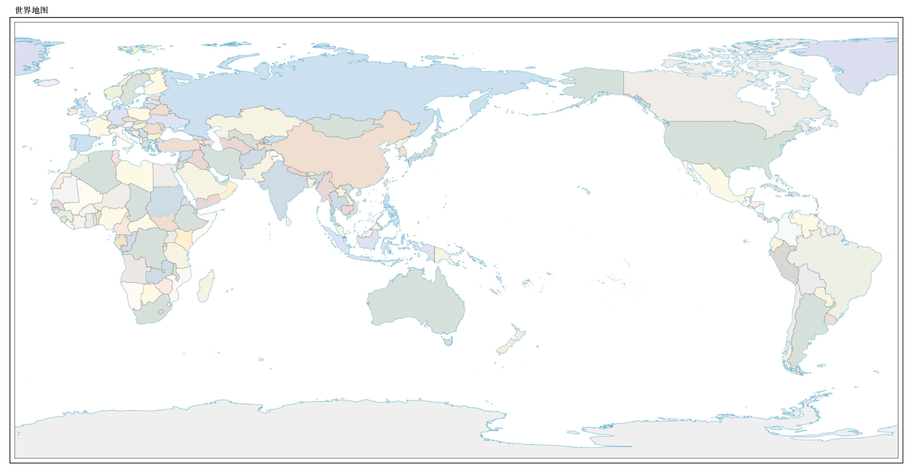 美国世界地图的位置图片
