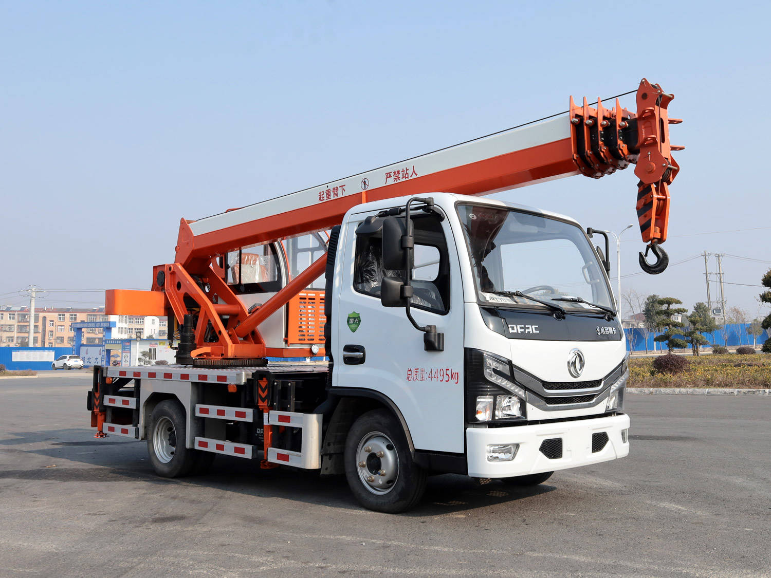 东风多利卡d5单排5吨蓝牌汽车吊它到底能干点啥活