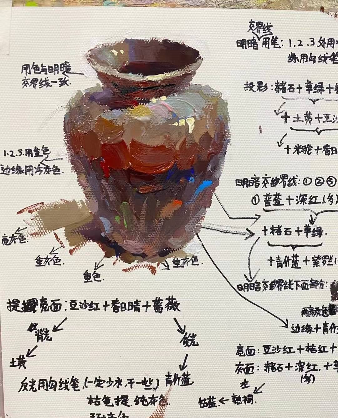 色彩罐子还画不好的同学快来看看吧