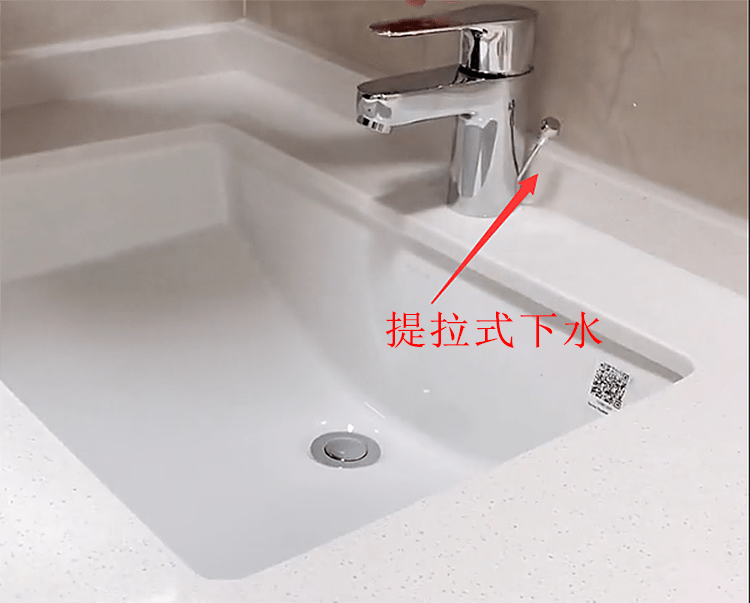 五,下水尽量做成提拉式下水或者弹跳式下水,再也不用把洗干净的手放在