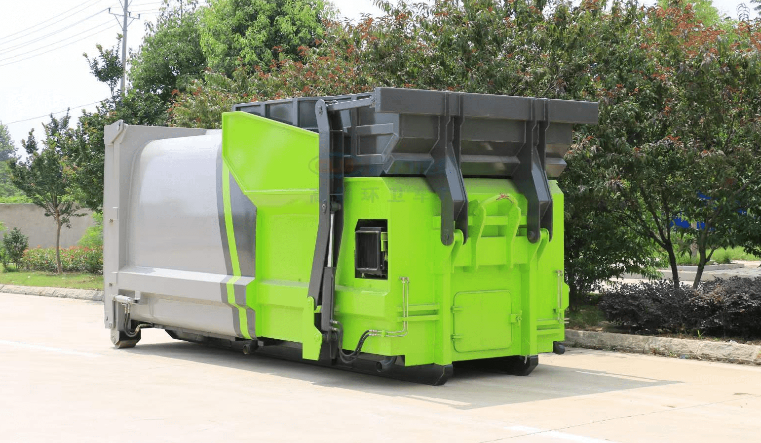 移动压缩垃圾站性能特点及匹配什么样车型运输介绍